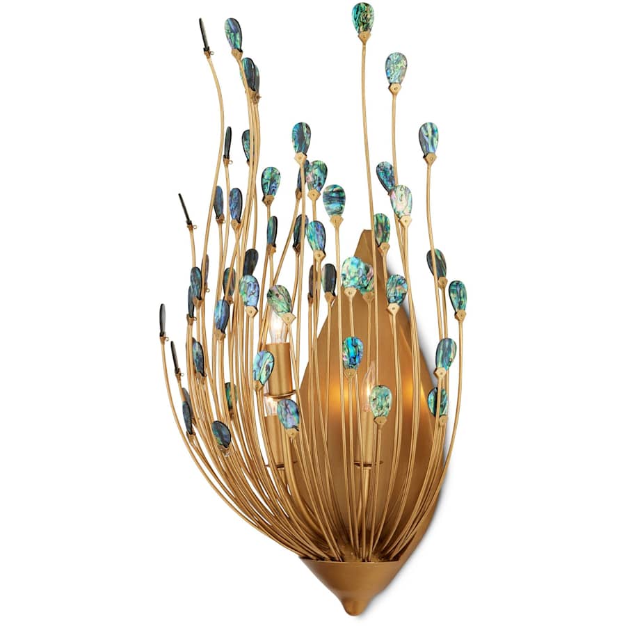 Currey and Company Delphos 3 Light 25" Tall Wall Sconce