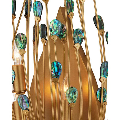 Currey and Company Delphos 3 Light 25" Tall Wall Sconce
