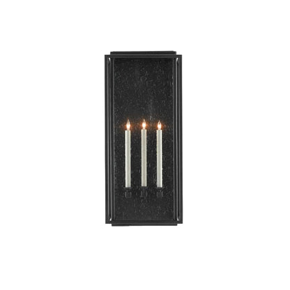 Currey and Company Wright 3 Light 33" Tall LED Outdoor Wall Sconce