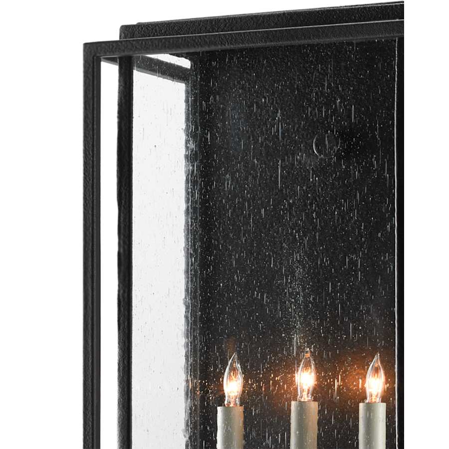 Currey and Company Wright 3 Light 33" Tall LED Outdoor Wall Sconce