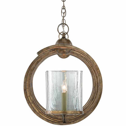Currey and Company Maximus 7 Light 64" Wide Taper Candle Linear Chandelier with Clear Glass Shades