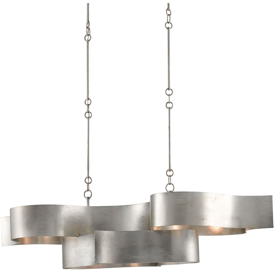 Currey and Company Grand Lotus 6 Light 51" Wide Wrought Iron Chandelier