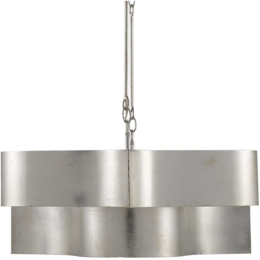 Currey and Company Grand Lotus 6 Light 51" Wide Wrought Iron Chandelier