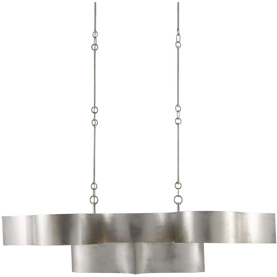 Currey and Company Grand Lotus 6 Light 51" Wide Wrought Iron Chandelier