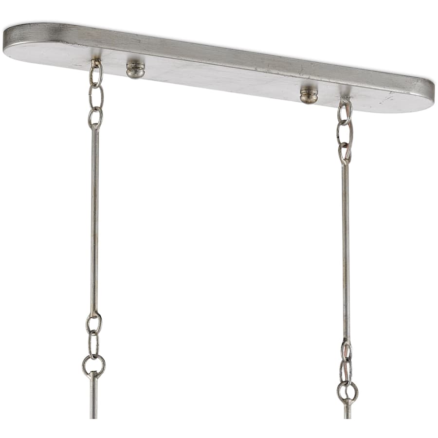 Currey and Company Grand Lotus 6 Light 51" Wide Wrought Iron Chandelier