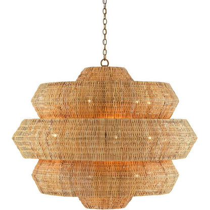 Currey and Company Antibes Grande 18 Light 48" Wide Wrought Iron Chandelier