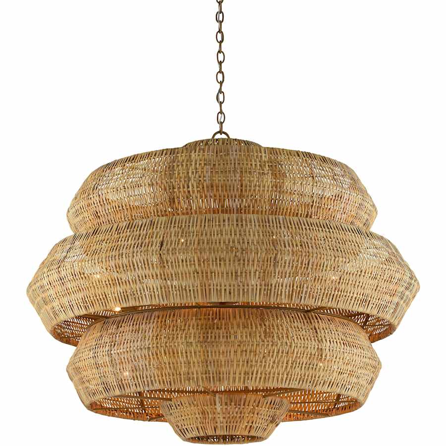 Currey and Company Antibes Grande 18 Light 48" Wide Wrought Iron Chandelier