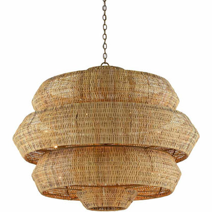 Currey and Company Antibes Grande 18 Light 48" Wide Wrought Iron Chandelier