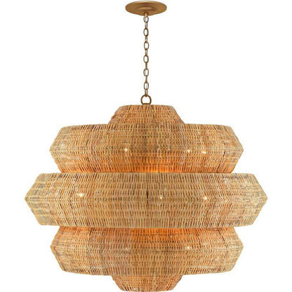 Currey and Company Antibes Grande 18 Light 48" Wide Wrought Iron Chandelier