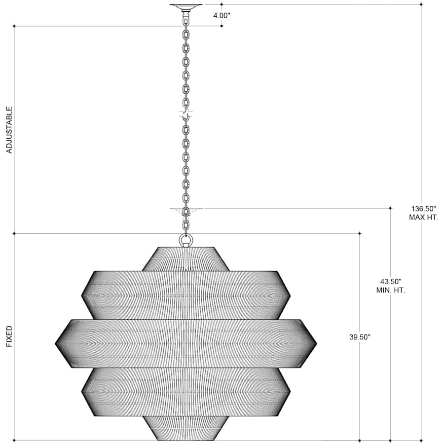 Currey and Company Antibes Grande 18 Light 48" Wide Wrought Iron Chandelier