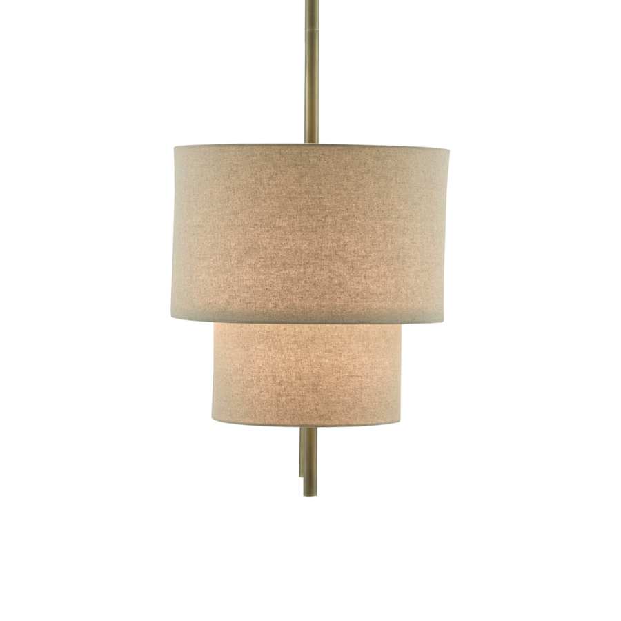Currey and Company 4 Light 42" Wide LED Drum Chandelier