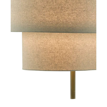 Currey and Company 4 Light 42" Wide LED Drum Chandelier