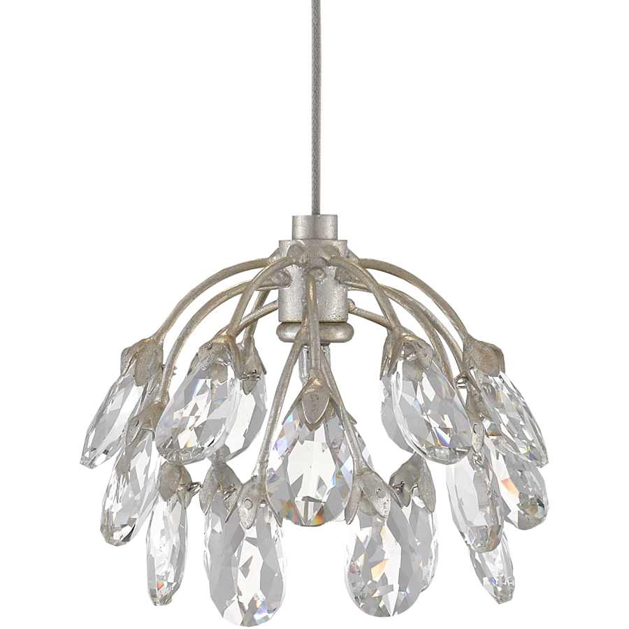 Currey and Company Crystal Bud 15 Light 50" Wide Crystal Linear Pendant