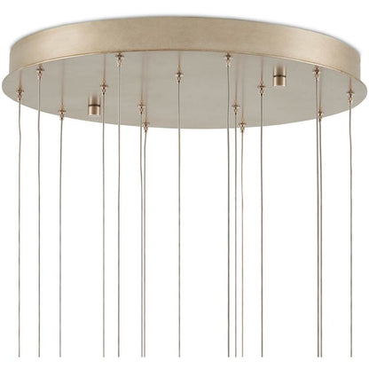 Currey and Company Birds Nest 15 Light 21" Wide Abstract Multi Light Pendant