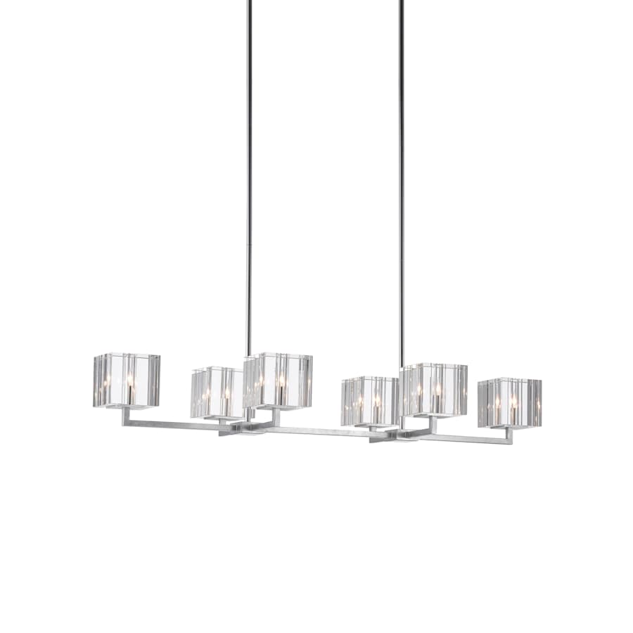 Currey and Company Valerio 6 Light 48" Wide LED Linear Chandelier