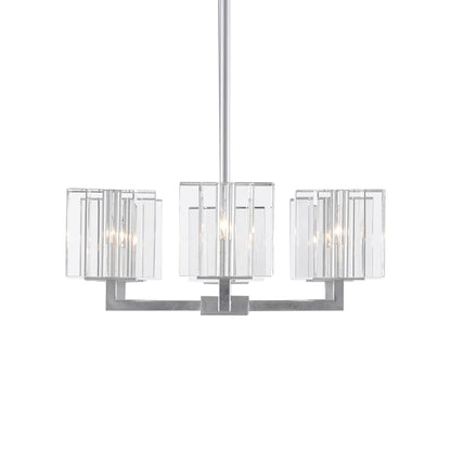 Currey and Company Valerio 6 Light 48" Wide LED Linear Chandelier