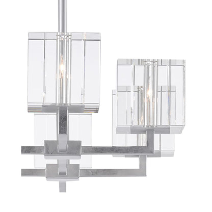 Currey and Company Valerio 6 Light 48" Wide LED Linear Chandelier