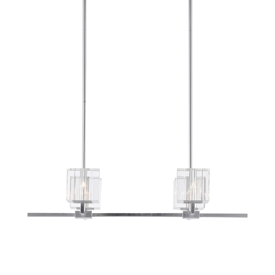 Currey and Company Valerio 6 Light 48" Wide LED Linear Chandelier