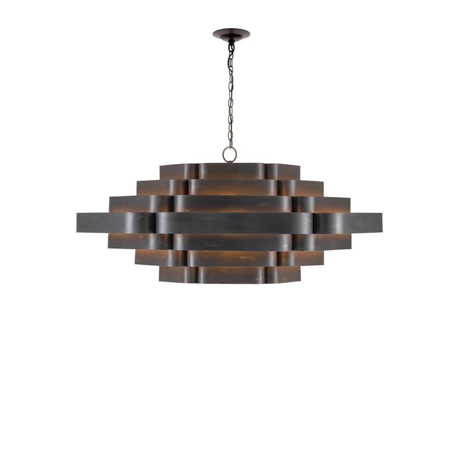 Currey and Company 6 Light 48" Wide LED Chandelier