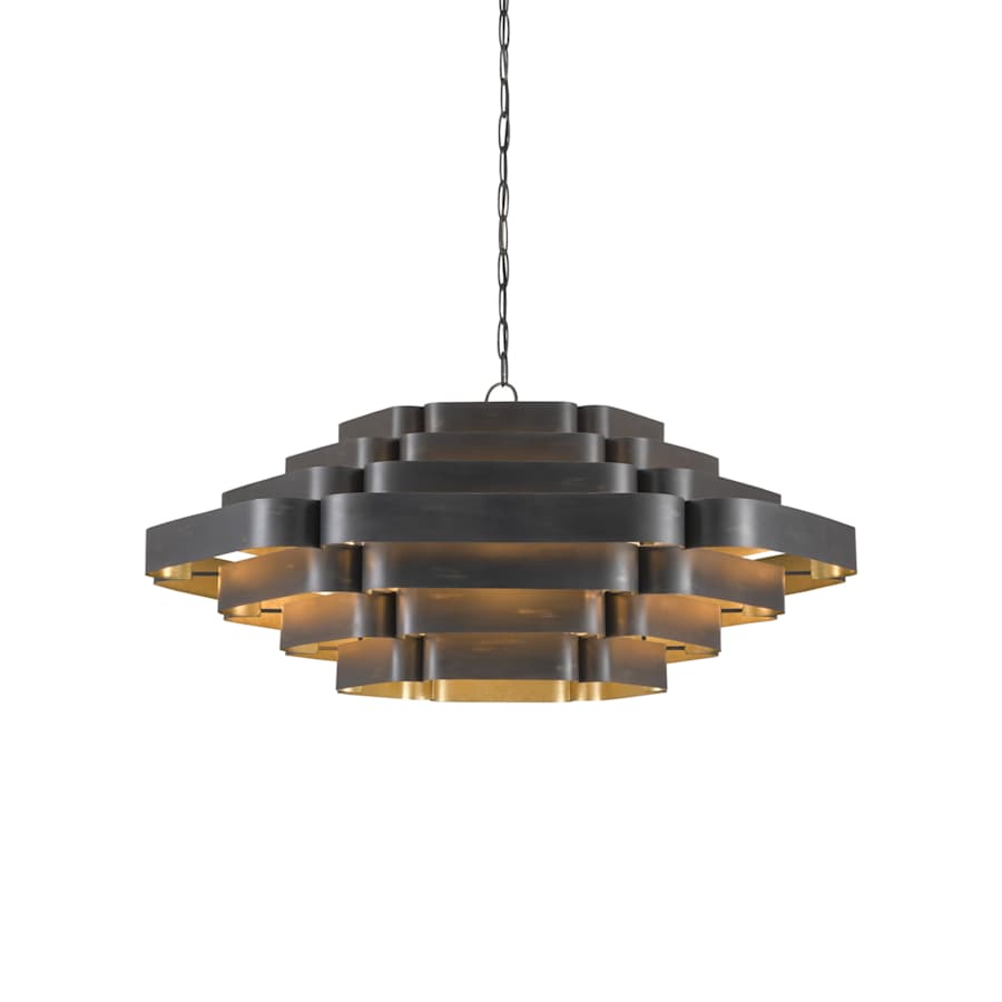Currey and Company 6 Light 48" Wide LED Chandelier