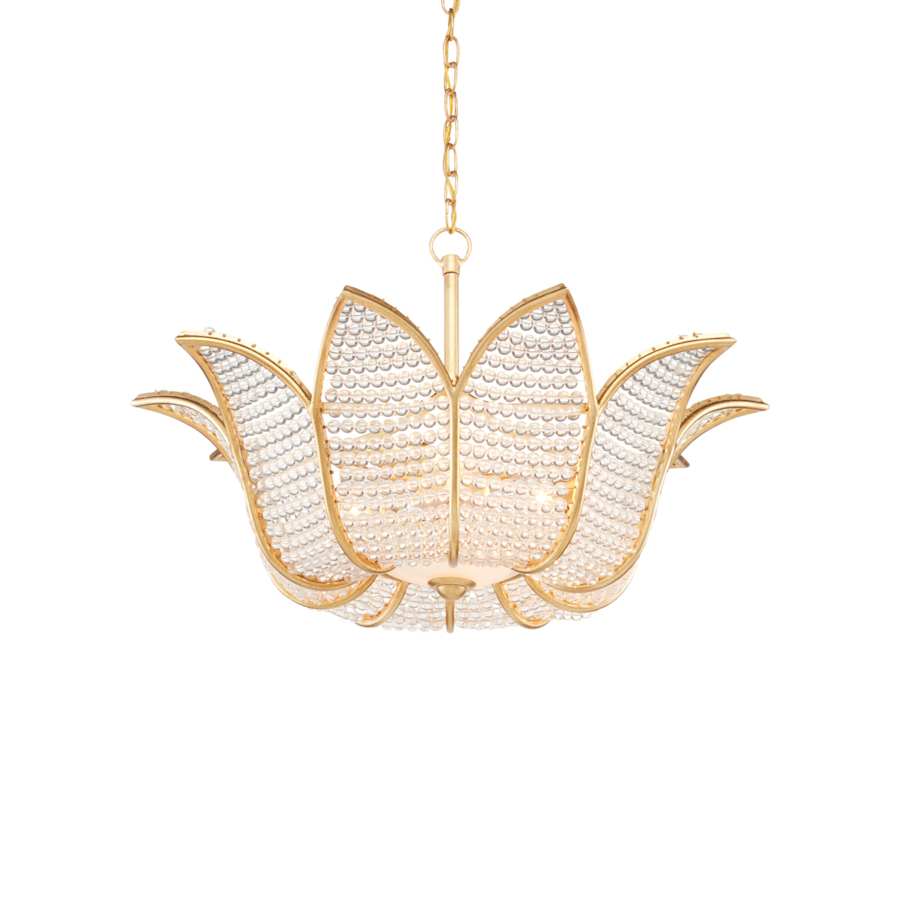Currey and Company 3 Light 27" Wide LED Chandelier