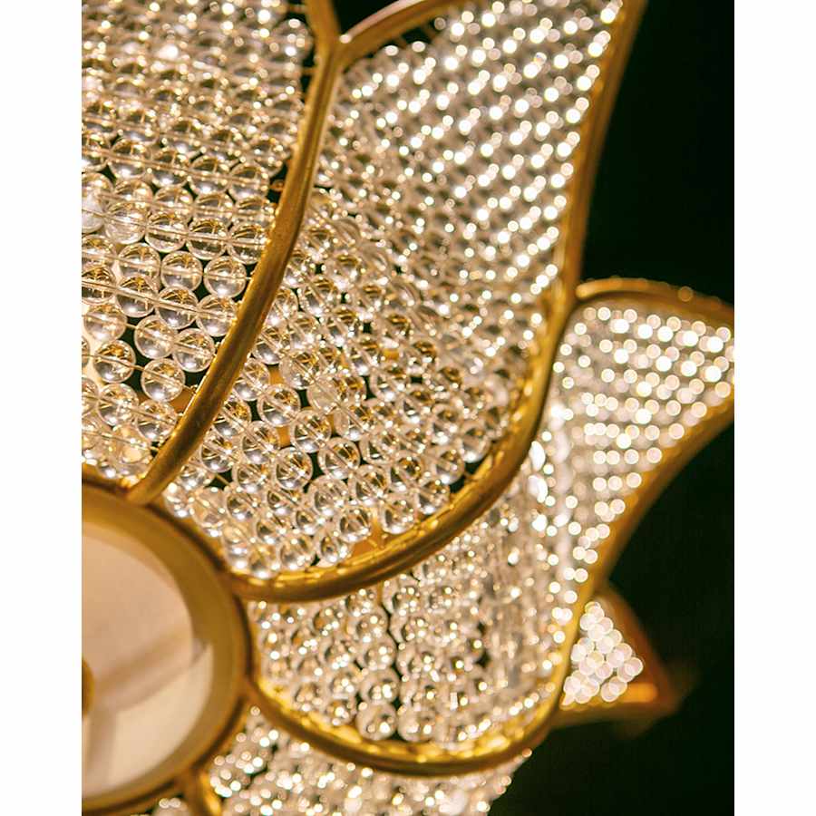 Currey and Company 3 Light 27" Wide LED Chandelier