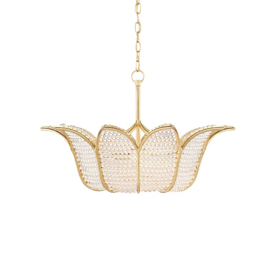 Currey and Company 3 Light 27" Wide LED Chandelier