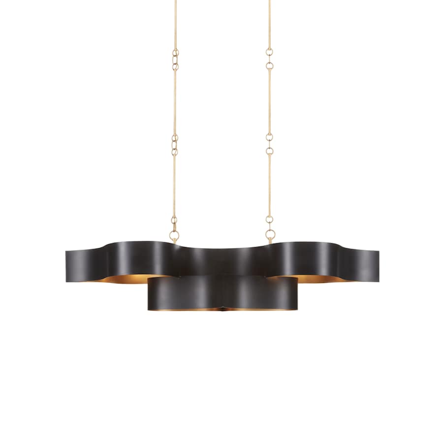 Currey and Company Grand Lotus 6 Light 51" Wide LED Chandelier