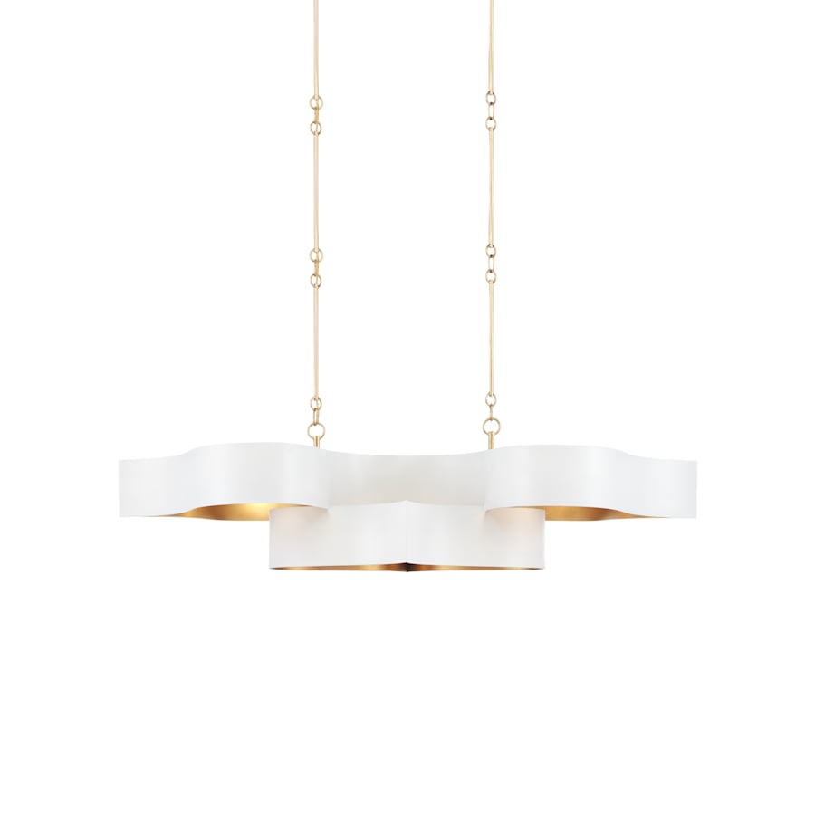 Currey and Company Grand Lotus 6 Light 51" Wide LED Chandelier