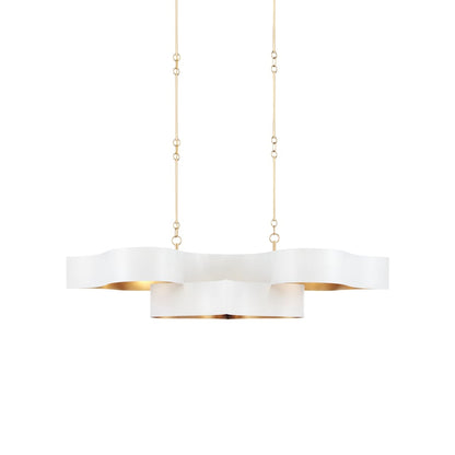 Currey and Company Grand Lotus 6 Light 51" Wide LED Chandelier
