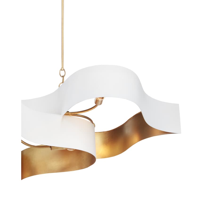 Currey and Company Grand Lotus 6 Light 51" Wide LED Chandelier