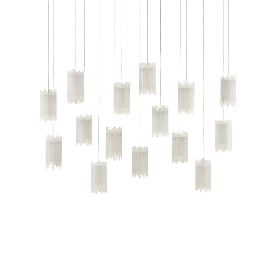 Currey and Company Escenia 15 Light 48" Wide LED Multi Light Pendant