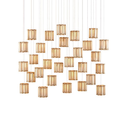 Currey and Company Daze 30 Light 54" Wide LED Multi Light Pendant