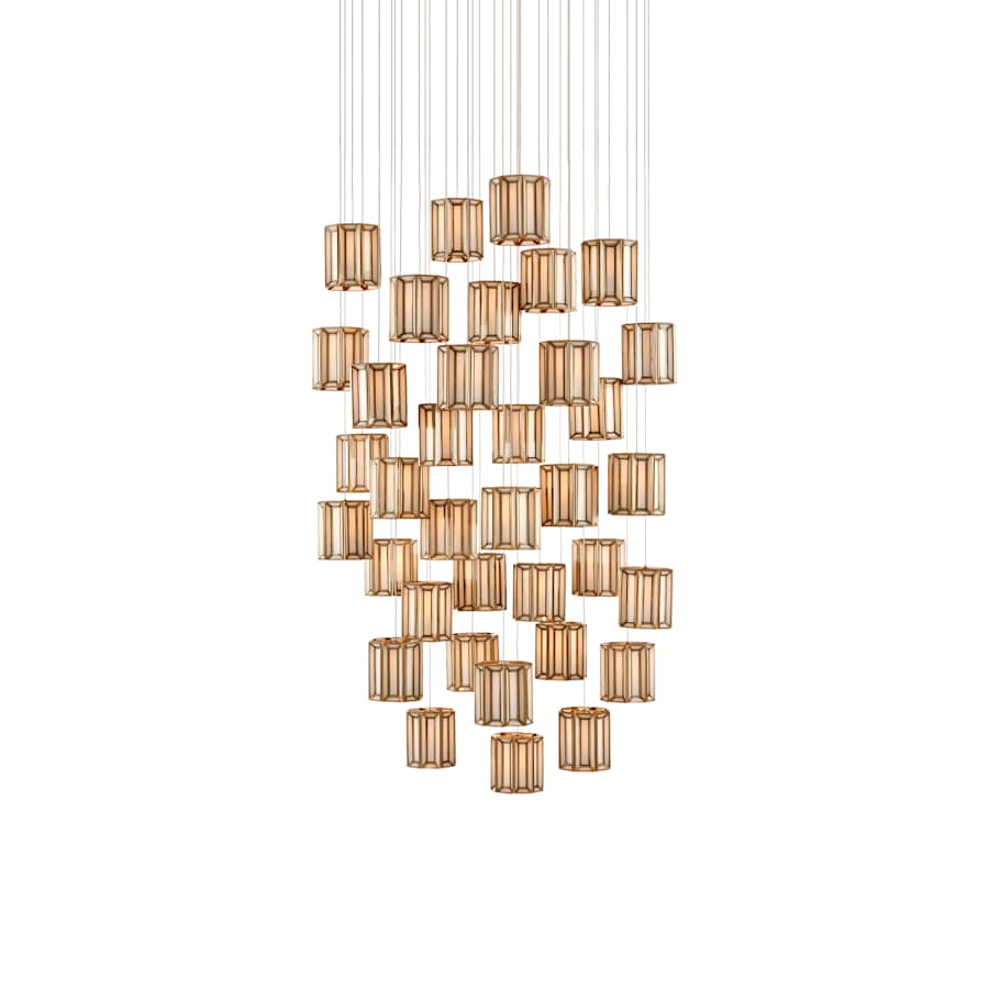 Currey and Company Daze 36 Light 37" Wide LED Multi Light Pendant