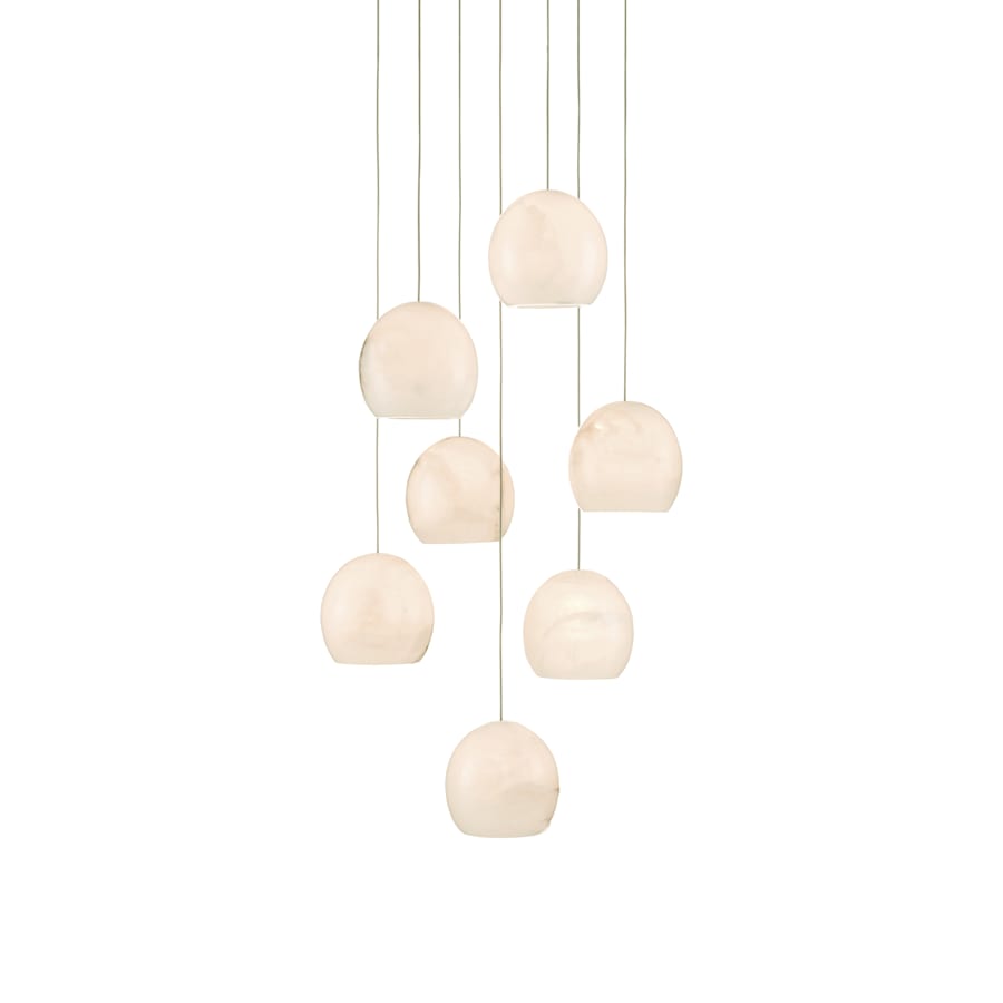 Currey and Company Lazio 7 Light 16" Wide LED Multi Light Pendant