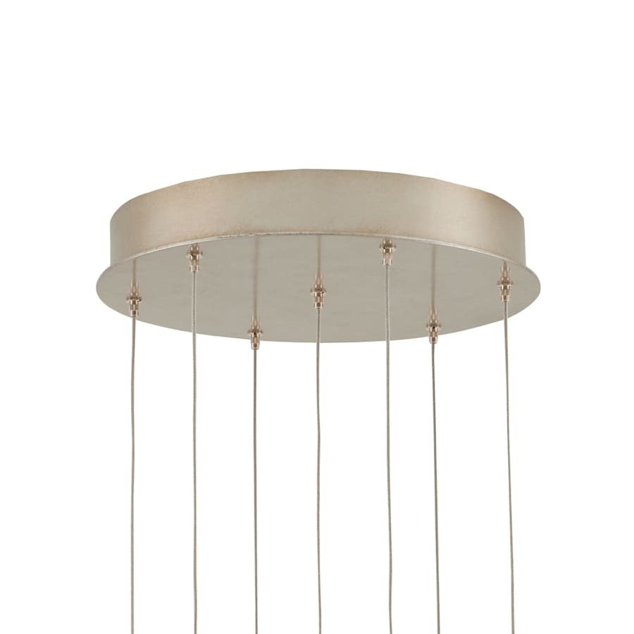 Currey and Company Lazio 7 Light 16" Wide LED Multi Light Pendant