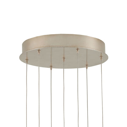 Currey and Company Lazio 7 Light 16" Wide LED Multi Light Pendant