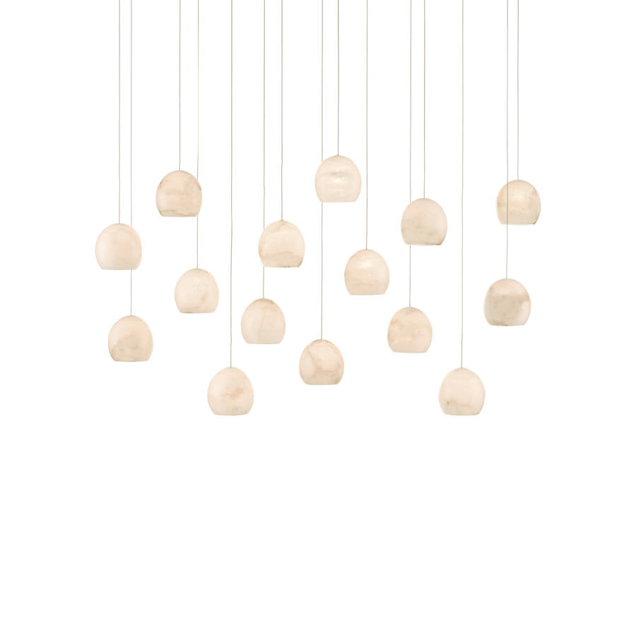 Currey and Company Lazio 15 Light 48" Wide LED Multi Light Pendant