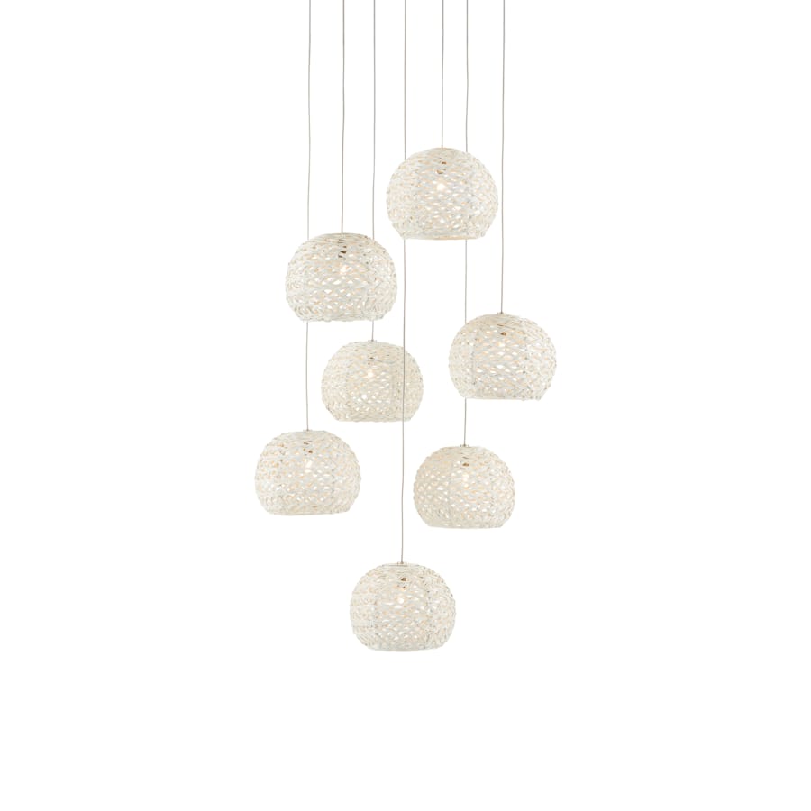 Currey and Company Piero 7 Light 17" Wide LED Multi Light Pendant