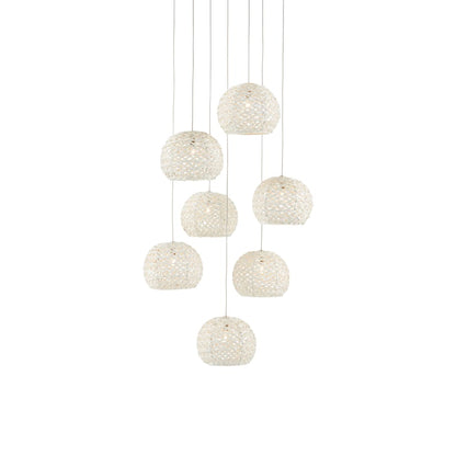 Currey and Company Piero 7 Light 17" Wide LED Multi Light Pendant