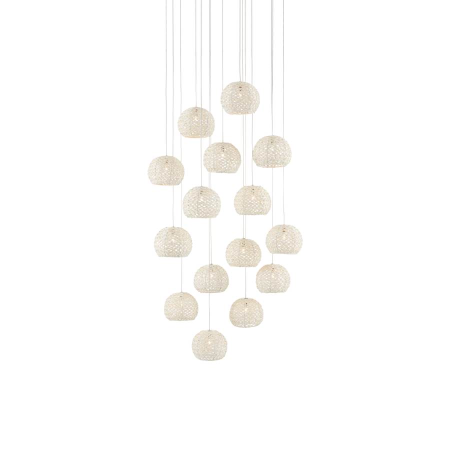 Currey and Company Piero 15 Light 25" Wide LED Multi Light Pendant