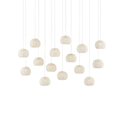 Currey and Company Piero 15 Light 48" Wide LED Multi Light Pendant