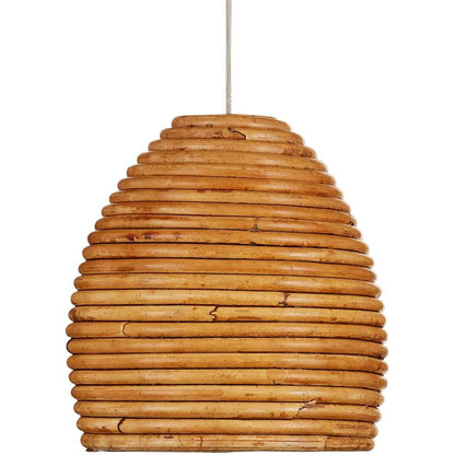 Currey and Company Beehive 15 Light 25" Wide Wood Multi Light Pendant