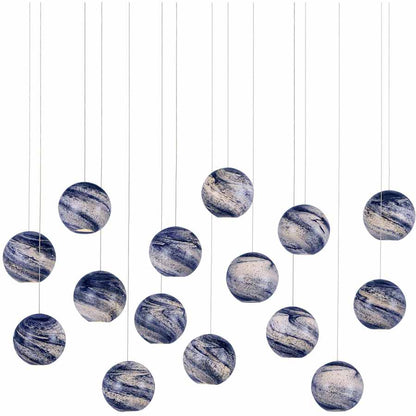 Currey and Company Palatino 15 Light 48" Wide Linear Pendant