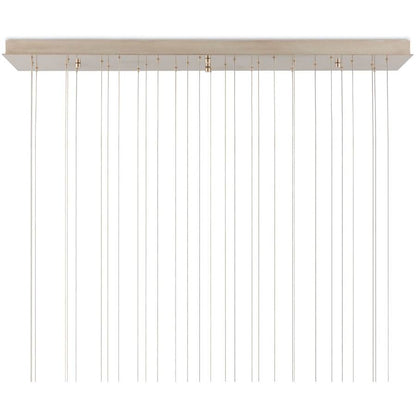 Currey and Company Palatino 30 Light 54" Wide Linear Pendant