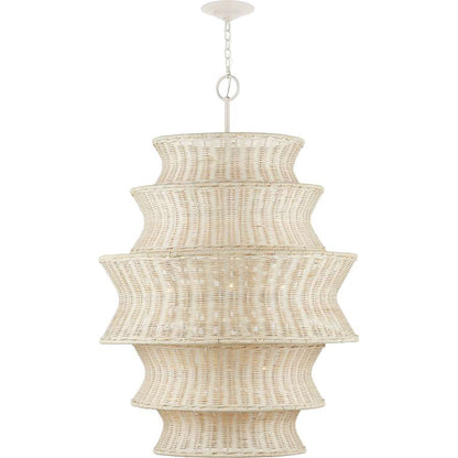 Currey and Company Phebe 9 Light 32" Wide Waterfall Chandelier