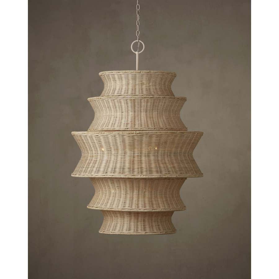 Currey and Company Phebe 9 Light 32" Wide Waterfall Chandelier
