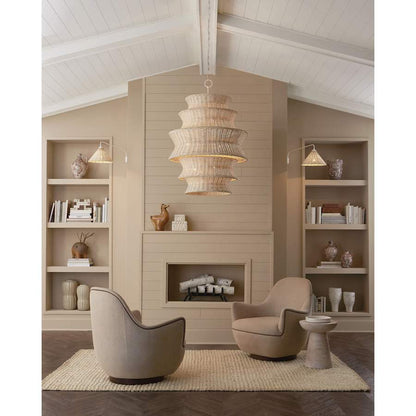 Currey and Company Phebe 9 Light 32" Wide Waterfall Chandelier