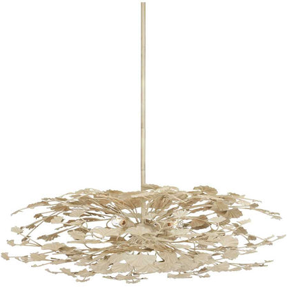 Currey and Company Maidenhair 5 Light 40" Wide Semi-flush Ceiling Fixture