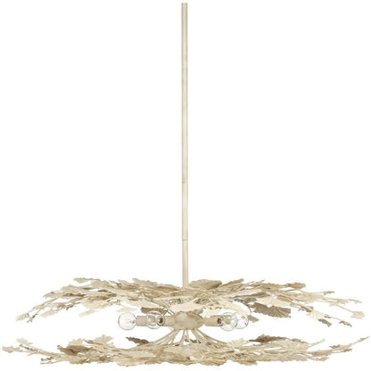 Currey and Company Maidenhair 5 Light 40" Wide Semi-flush Ceiling Fixture